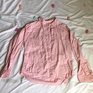 American Apparel Pink Button Down